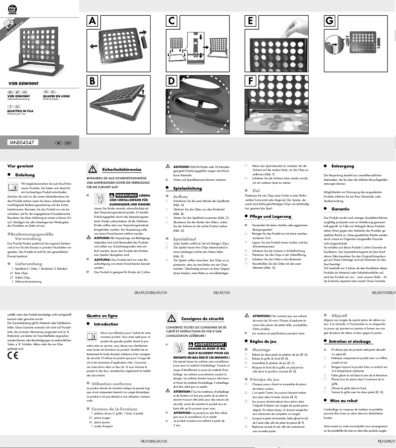 First page image of the manual for HG04066