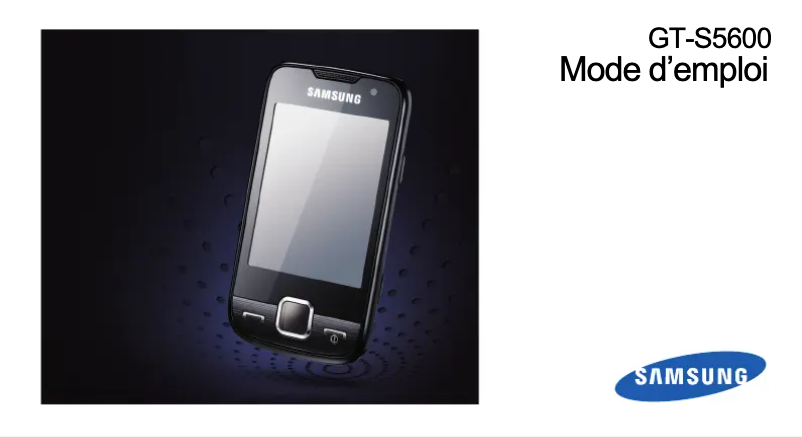 Page 1 of the manual User Manual Samsung Preston GT-S5600