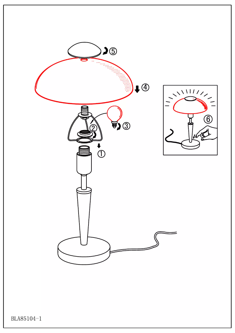 Page 1 of the manual User Manual Eglo Solo 1