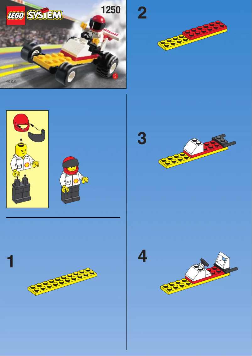 Page 1 of the manual User Manual Lego SHELL DRAGSTER