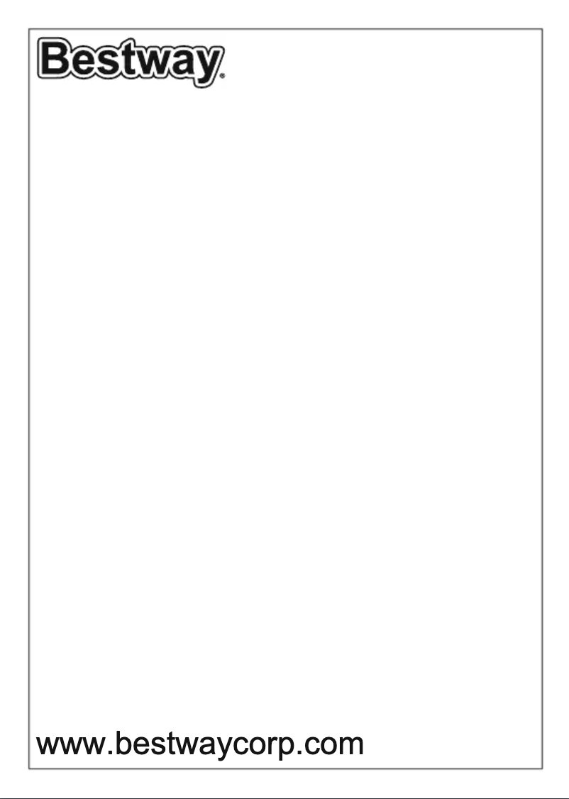 Page 1 de la notice Manuel utilisateur Bestway 43116