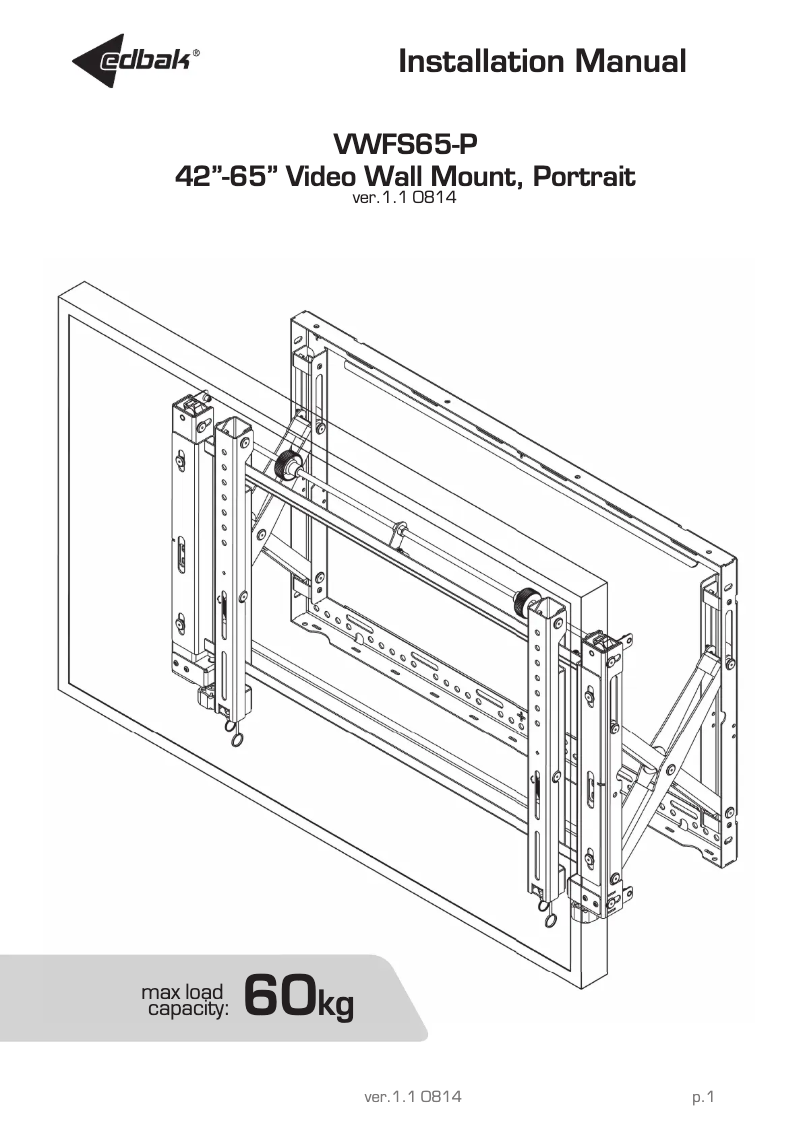 Page 1 of the manual User Manual Edbak VWFS65-P