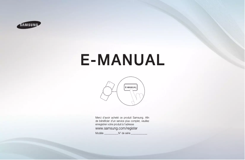 First page image of the manual for UE32D5520RW