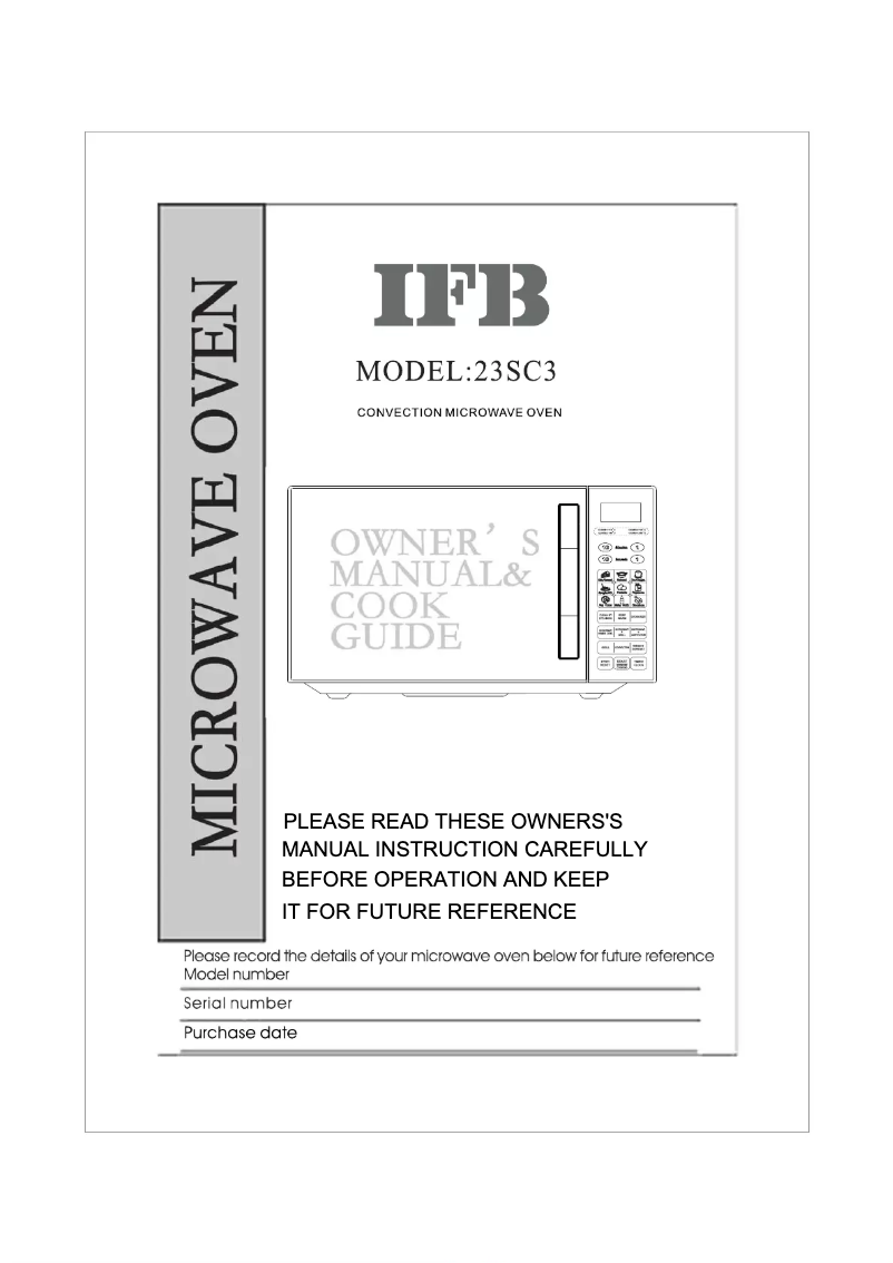 First page image of the manual for 23SC3