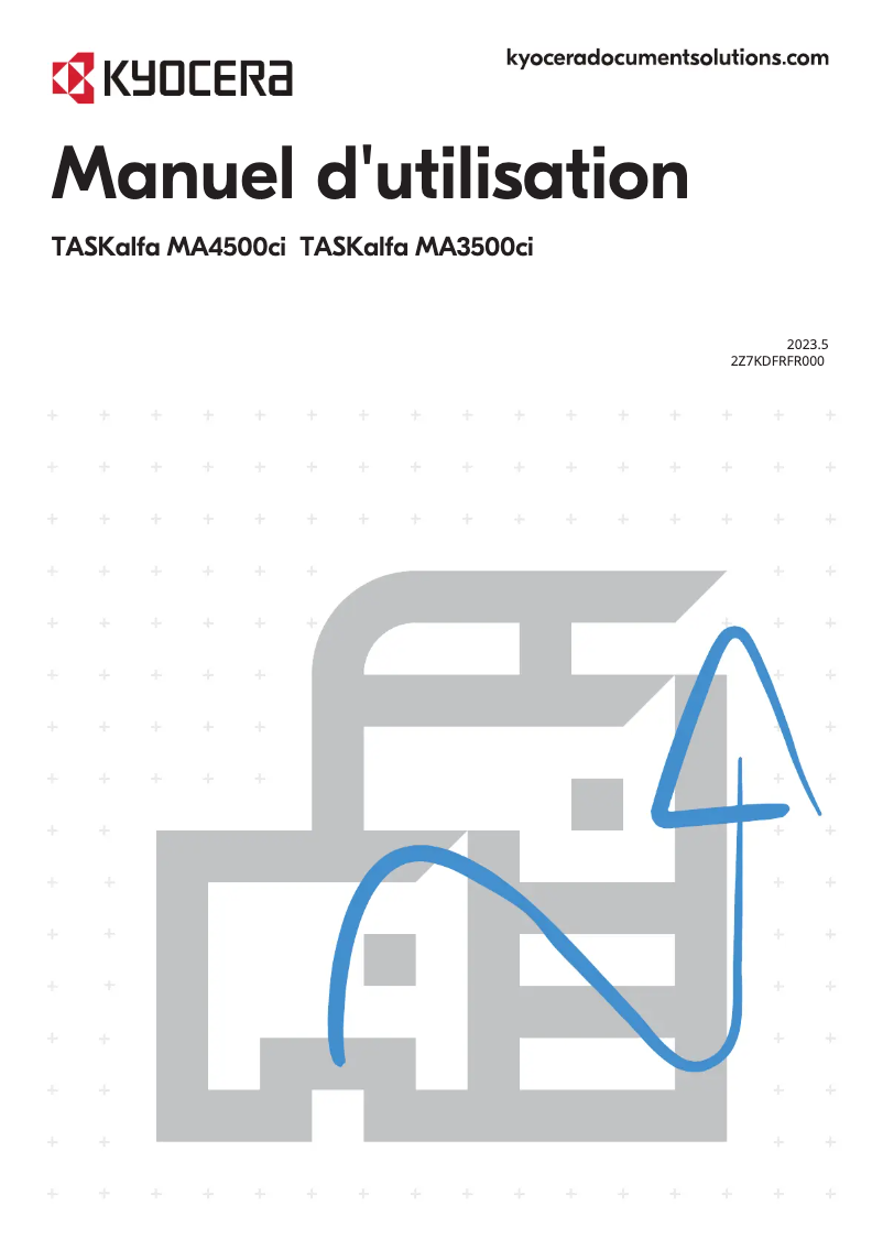 First page image of the manual for TASKalfa MA4500ci