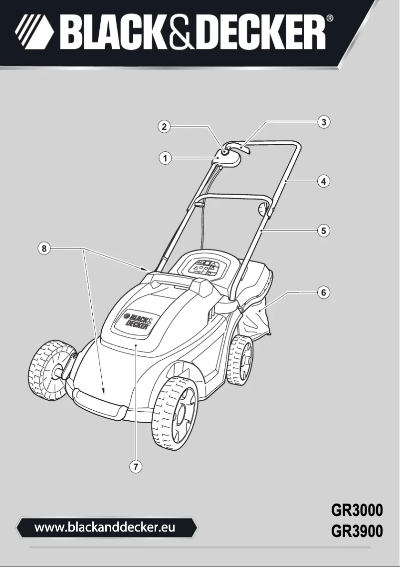 First page image of the manual for GR3900 Type 2