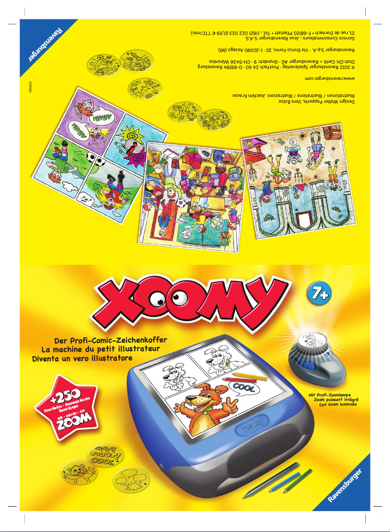 First page image of the manual for Xoomy