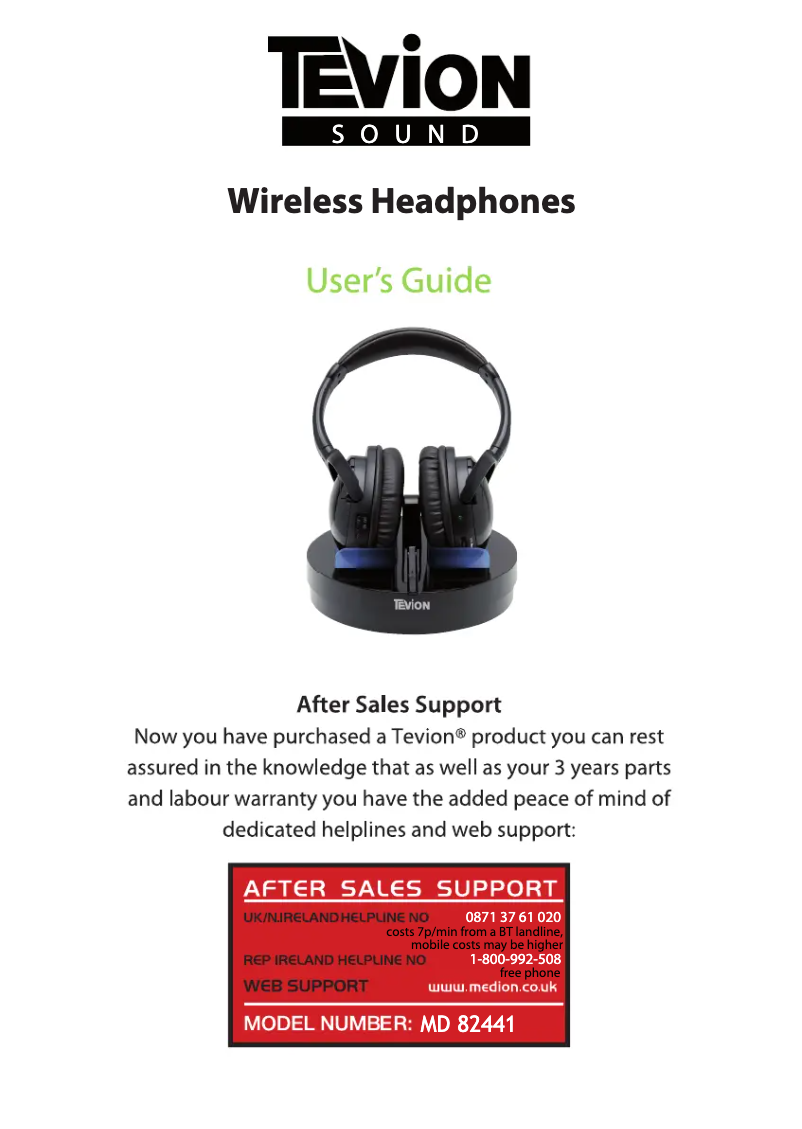 Page 1 of the manual User Manual Medion LIFE E69019 (MD 82441)