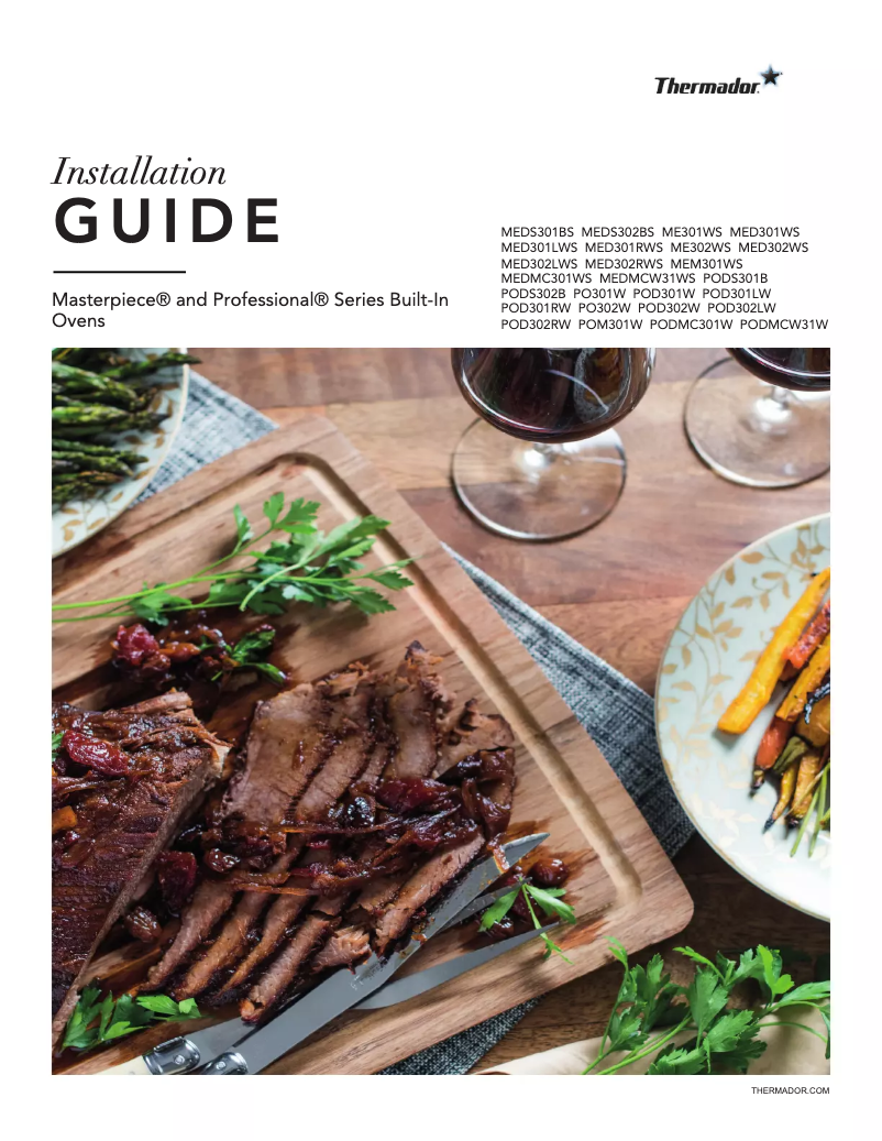 First page image of the manual for PODMC301W