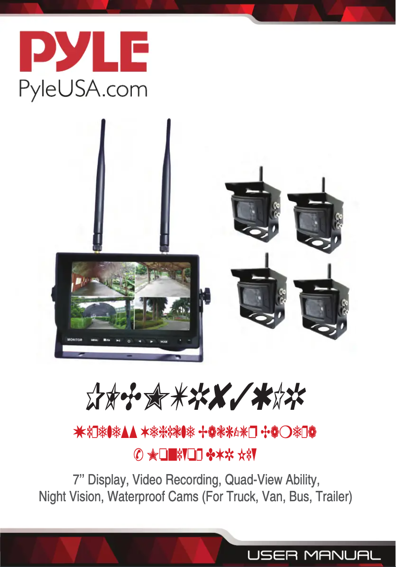 First page image of the manual for CA-PLCMTR83QIR