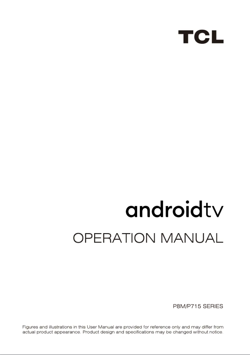 First page image of the manual for 50AP710