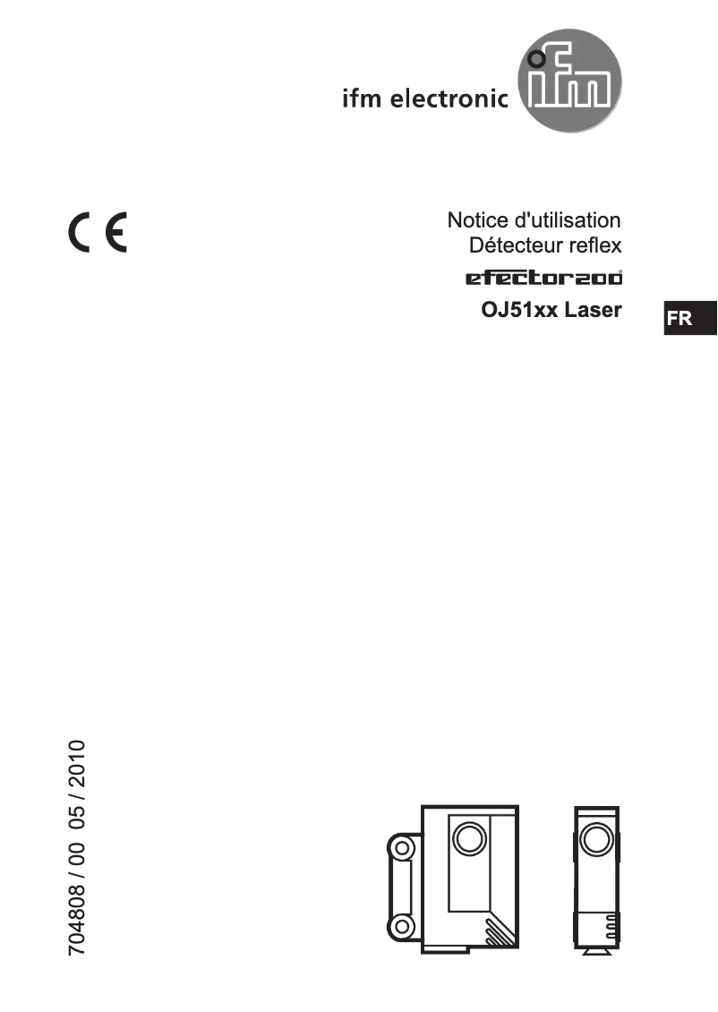 Page 1 of the manual User Manual IFM OJ5114