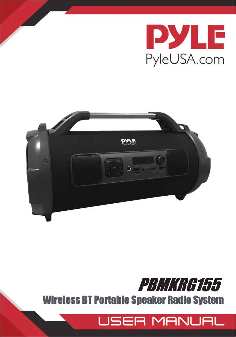 Page 1 of the manual User Manual Pyle PBMKRG155