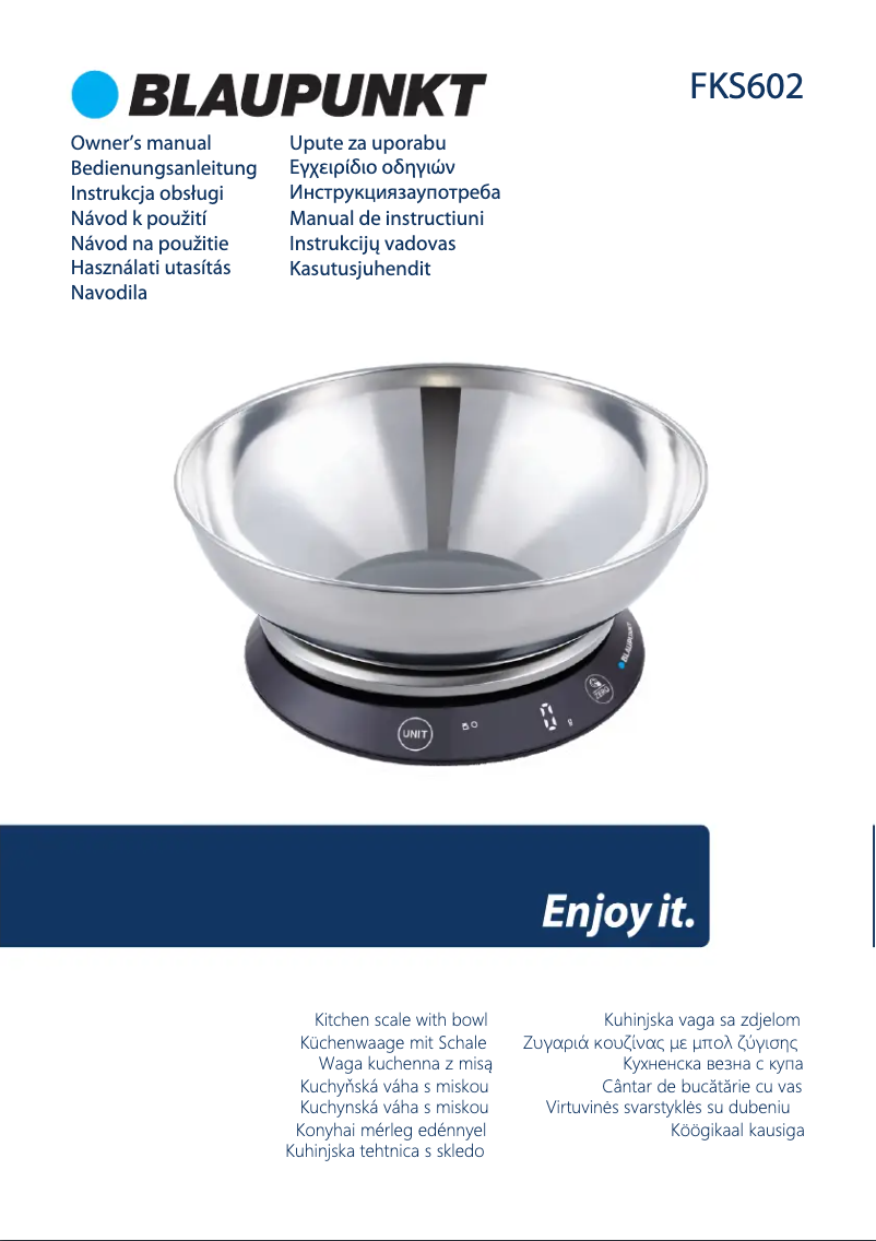 Page 1 de la notice Manuel utilisateur Blaupunkt FKS602