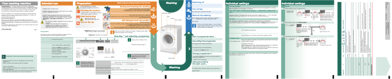 First page image of the manual for WS10O160BY