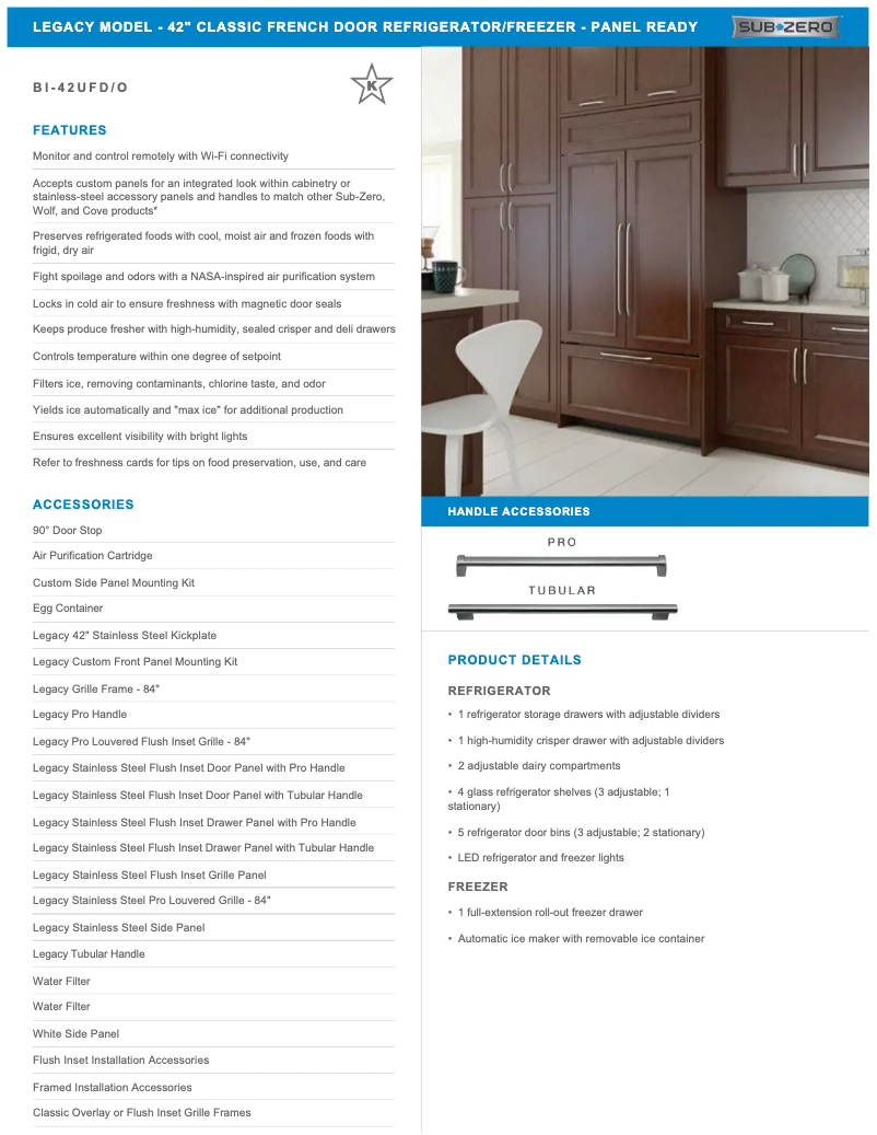 First page image of the manual for BI-42UFO
