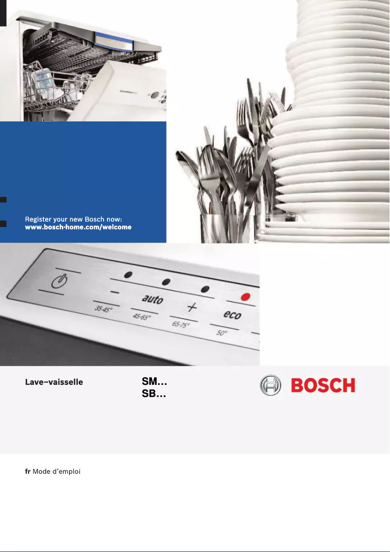 Page 1 of the manual User Manual Bosch SMS53L12EU