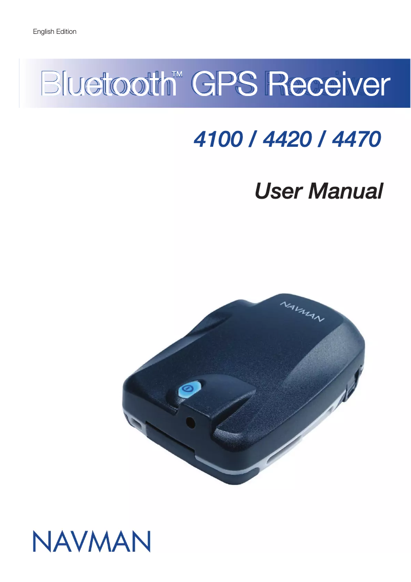 Page 1 of the manual User Manual Navman 4420