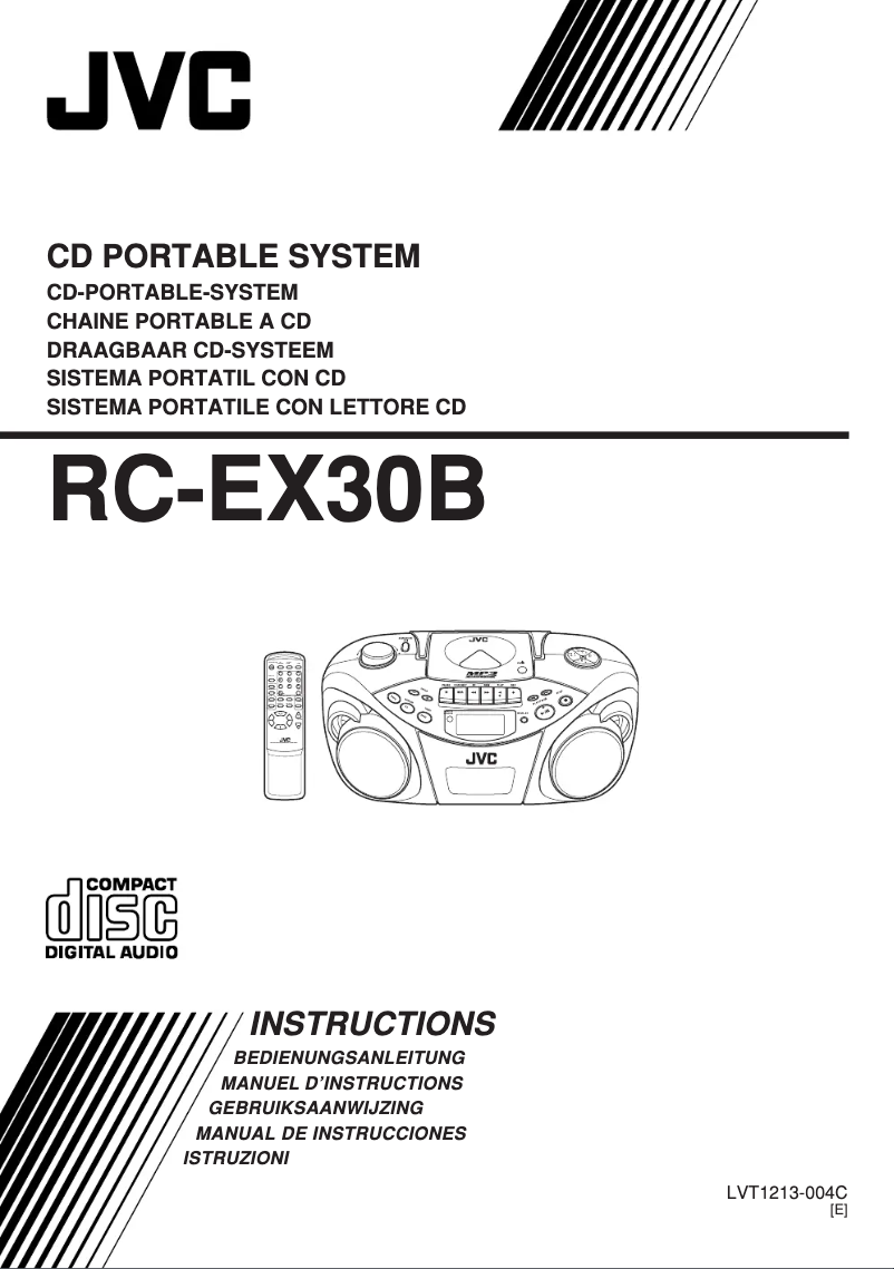 First page image of the manual for RC-EX30B