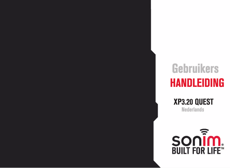 First page image of the manual for Quest Pro XP3.20