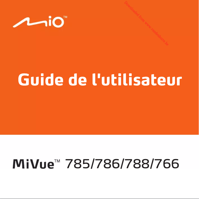 First page image of the manual for MiVue 788