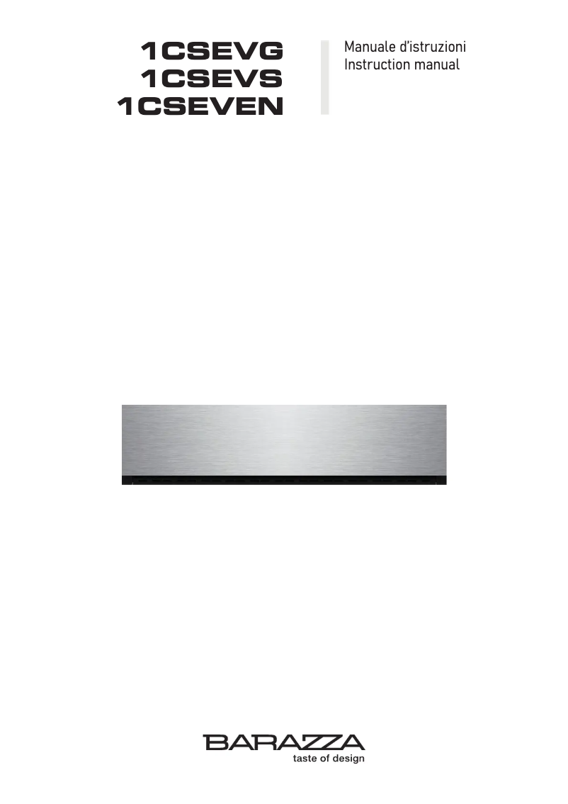 First page image of the manual for 1CSEVS