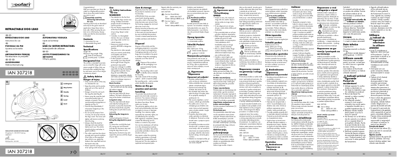 Page 1 of the manual User Manual Zoofari IAN 307218