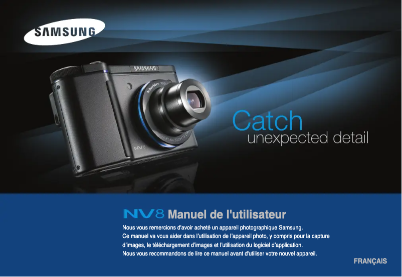 Page 1 of the manual User Manual Samsung NV8