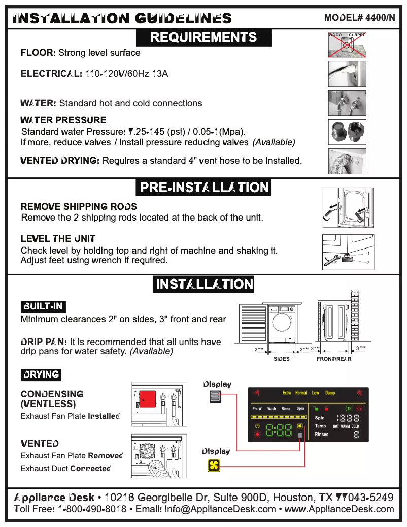 First page image of the manual for EZ4400N
