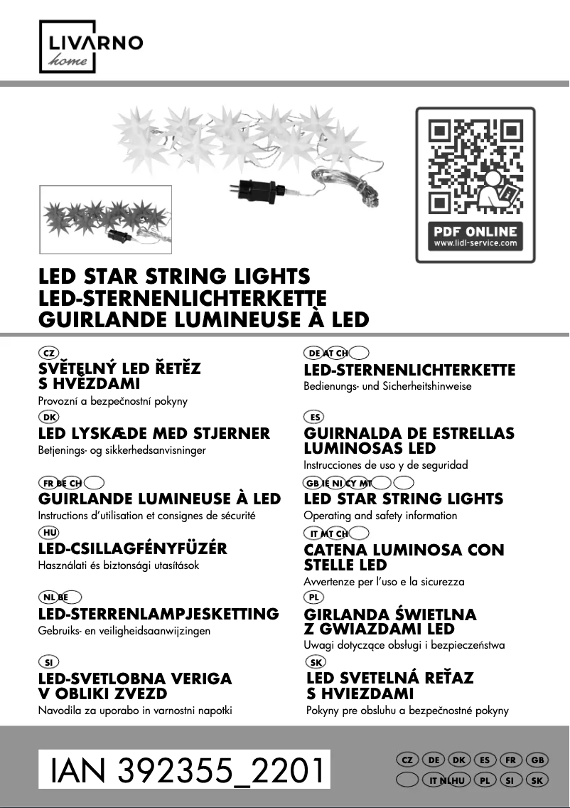 First page image of the manual for 864