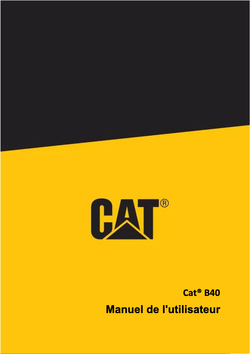 First page image of the manual for B40