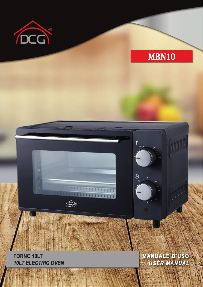 Page 1 of the manual User Manual DCG MBN10