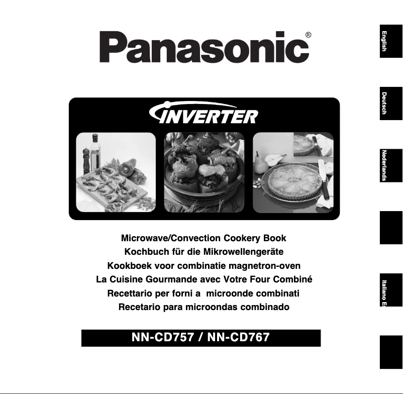 First page image of the manual for NN-CD757