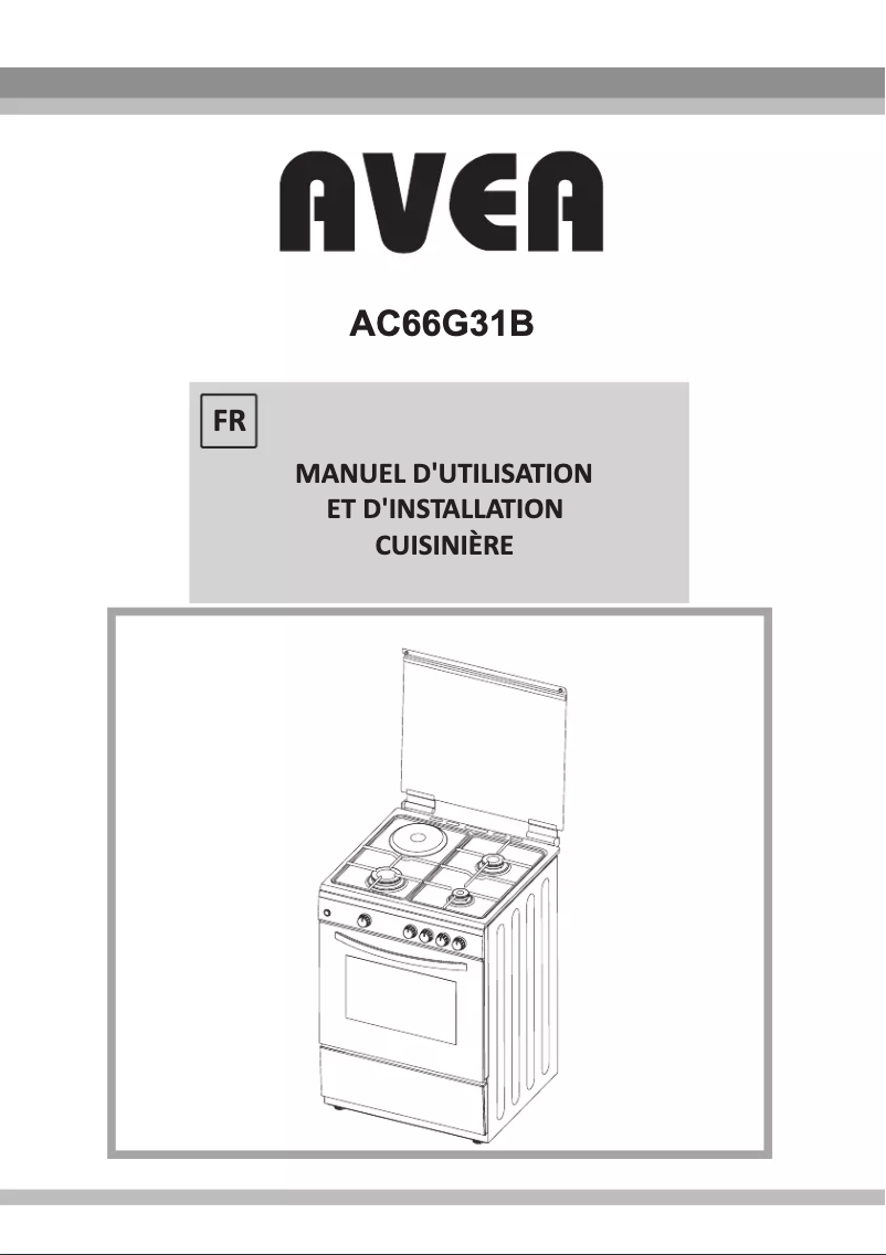 First page image of the manual for AC66G31B