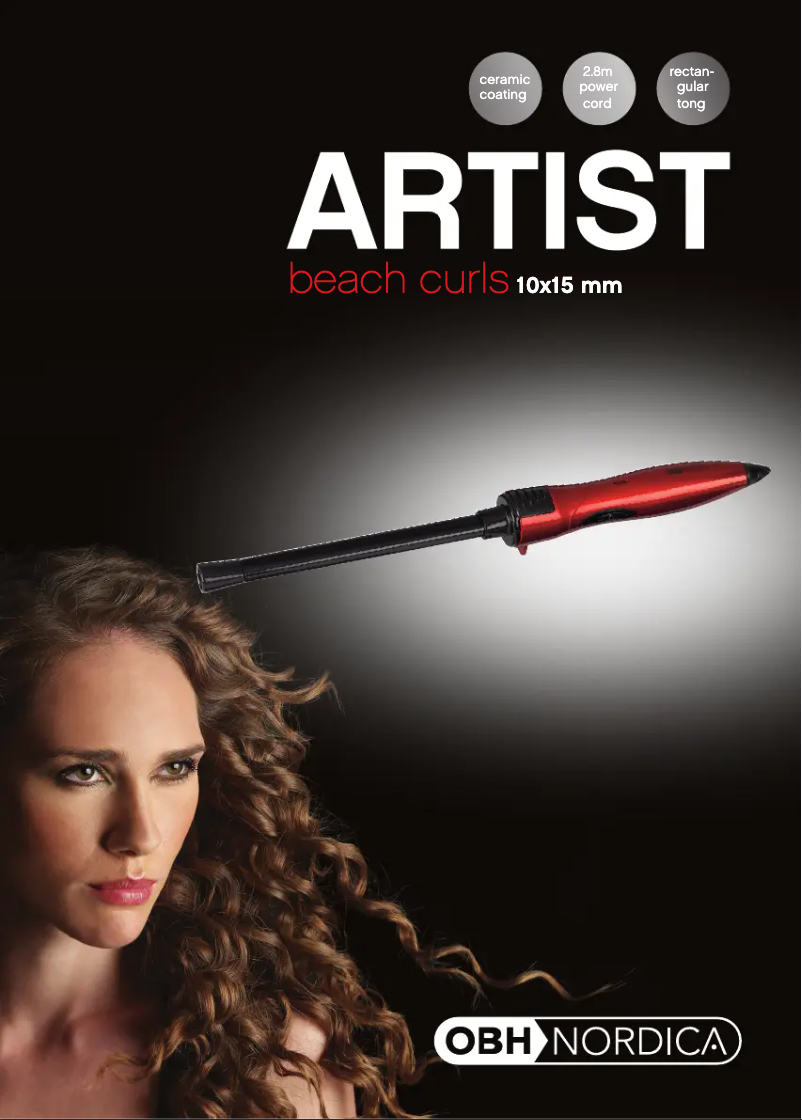 Page 1 of the manual User Manual OBH Nordica Beach Curls