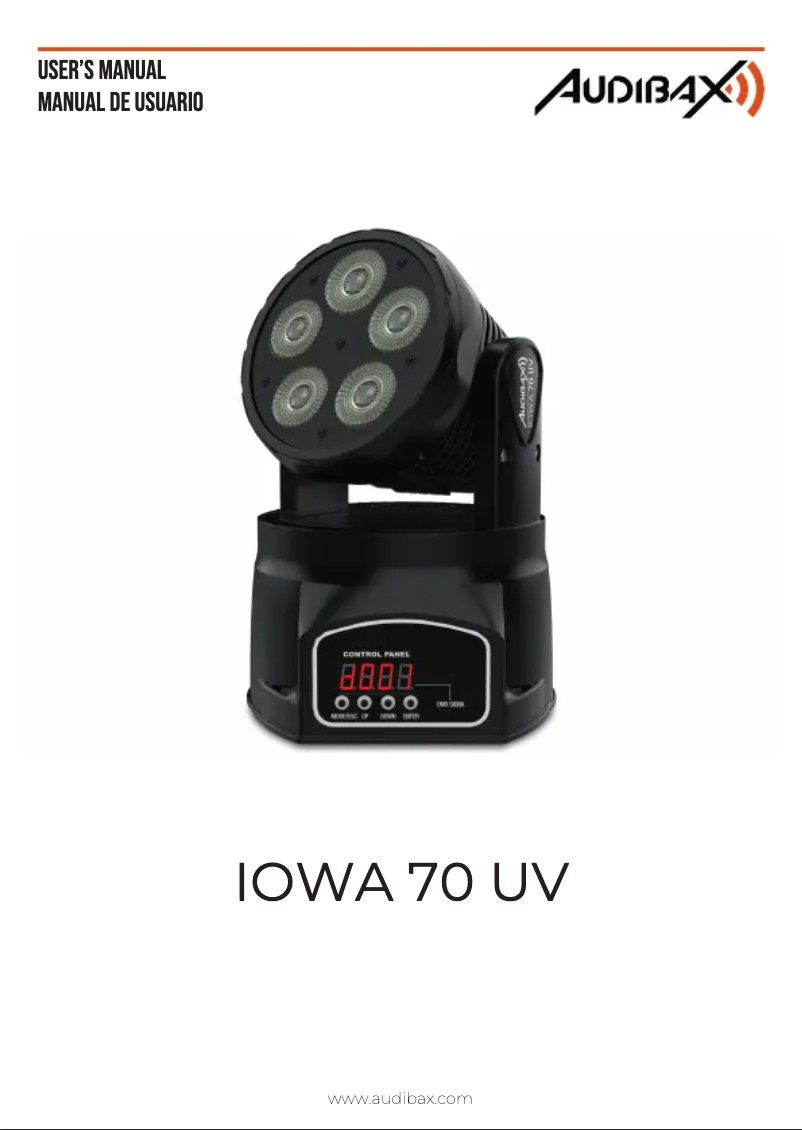 First page image of the manual for Iowa 70 UV