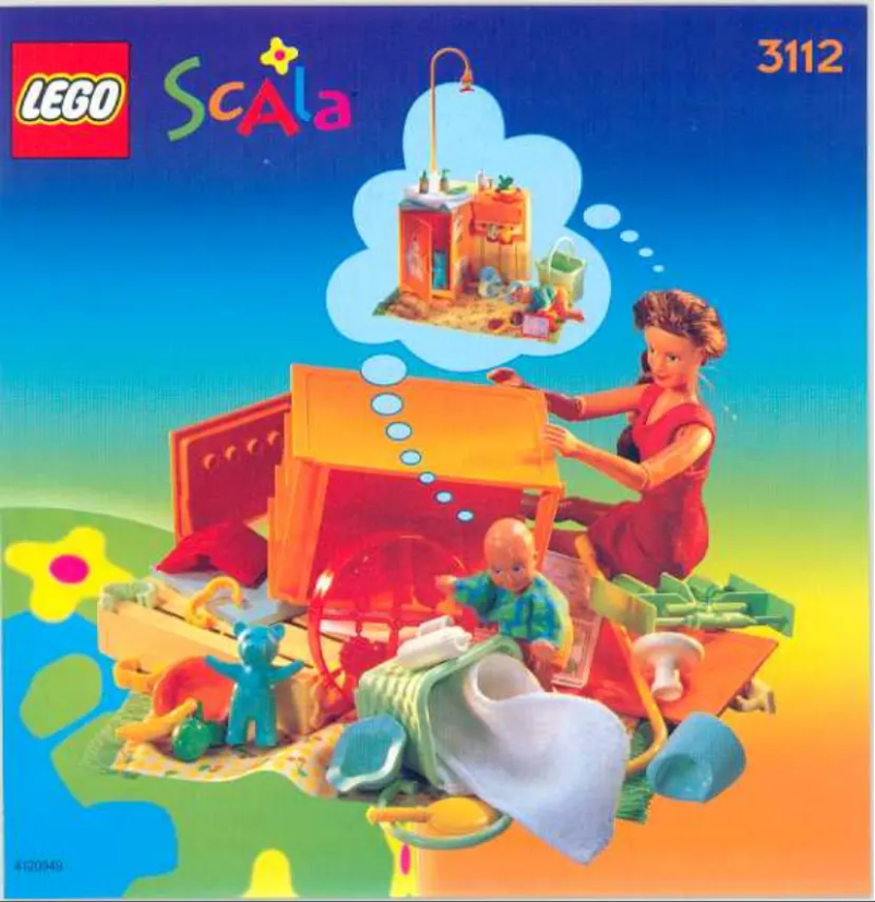 Page 1 of the manual User Manual Lego SCALA GIGGLY NURSERY