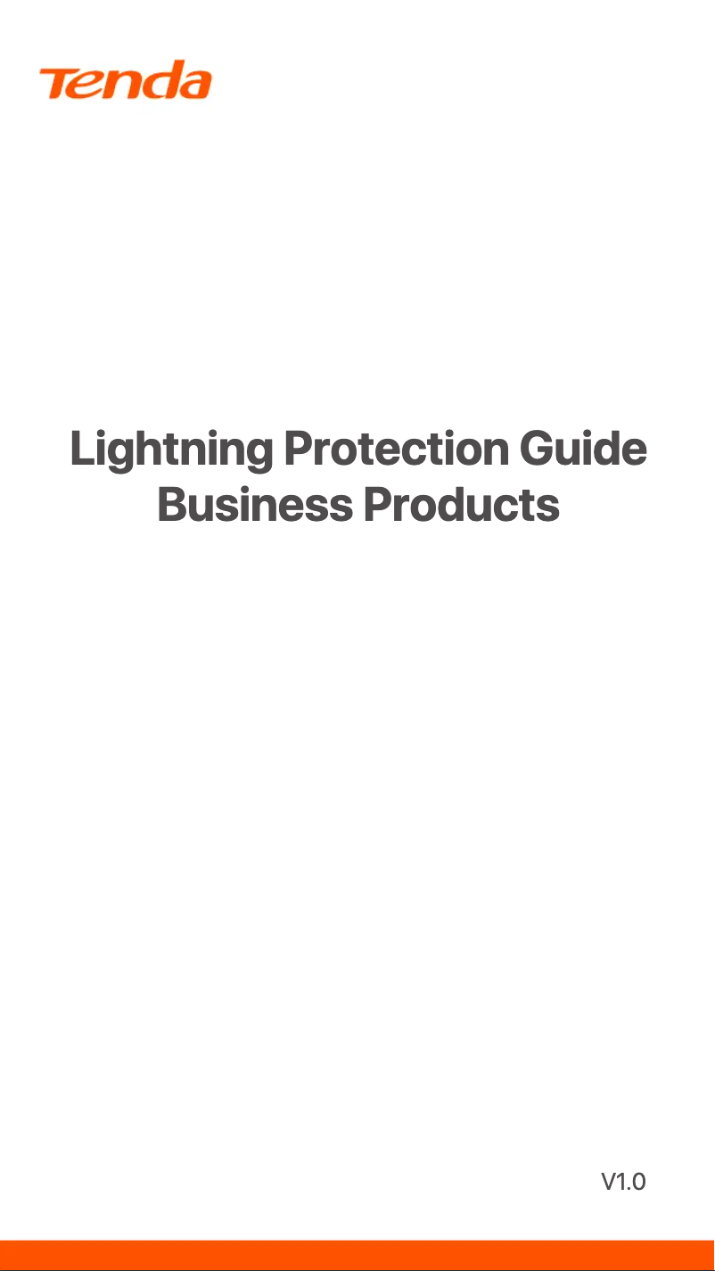 Page 1 of the manual User Manual Tenda TEF1126P-24-250W