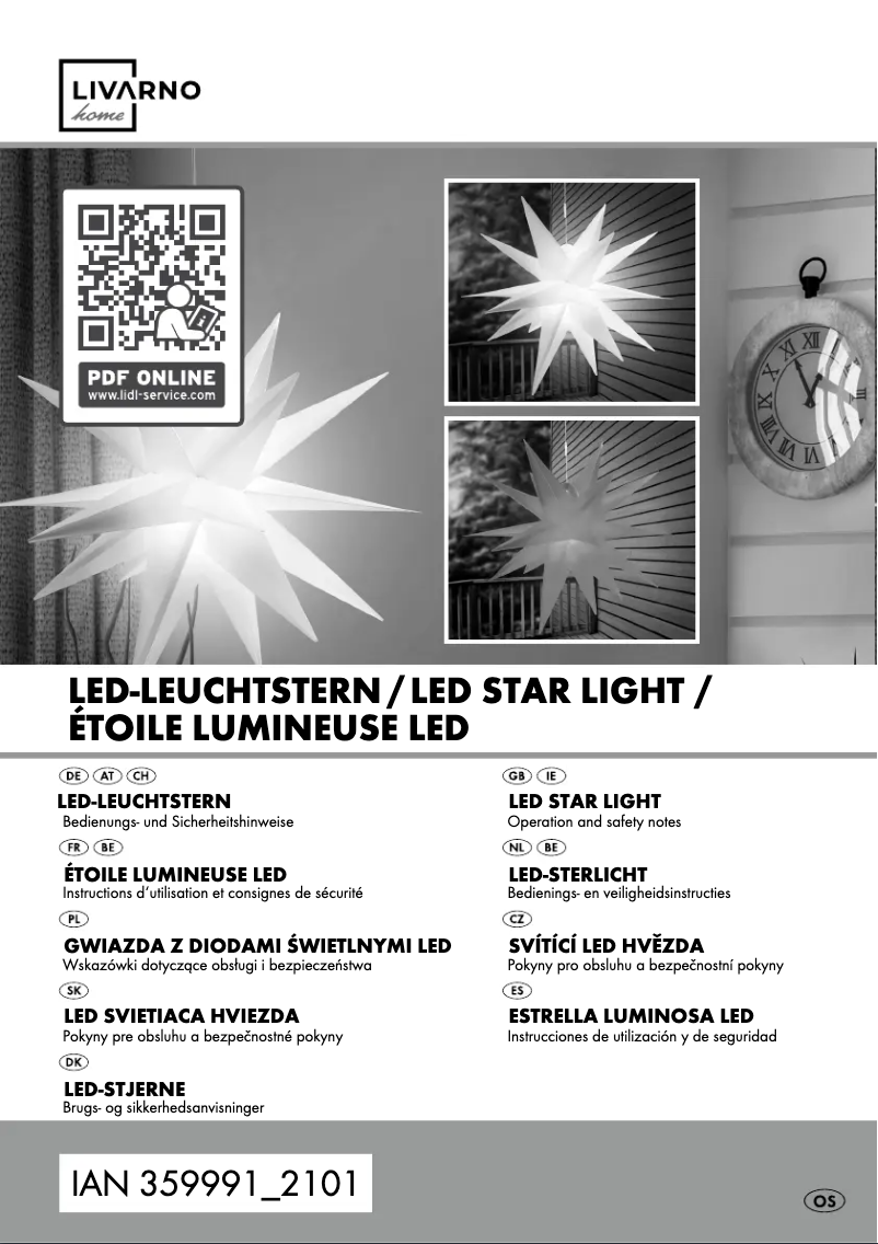 First page image of the manual for IAN 359991