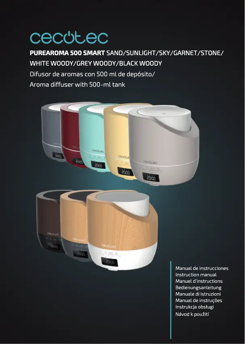 Page 1 of the manual User Manual Cecotec PureAroma 550 Smart