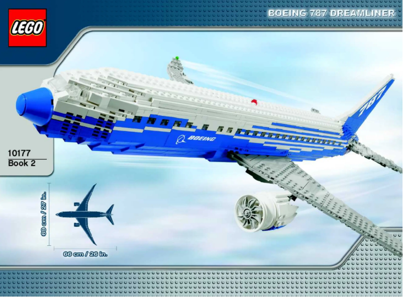 Page 1 of the manual User Manual Lego Boing 10177