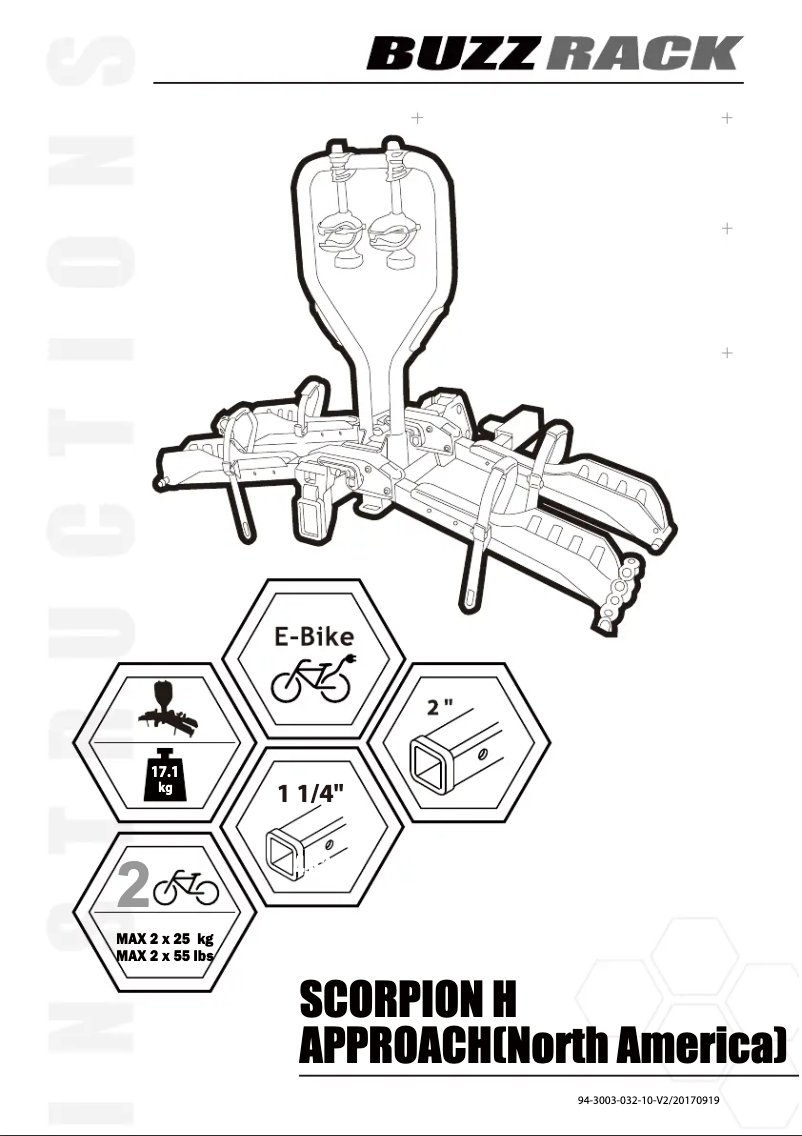 First page image of the manual for Scorpion H