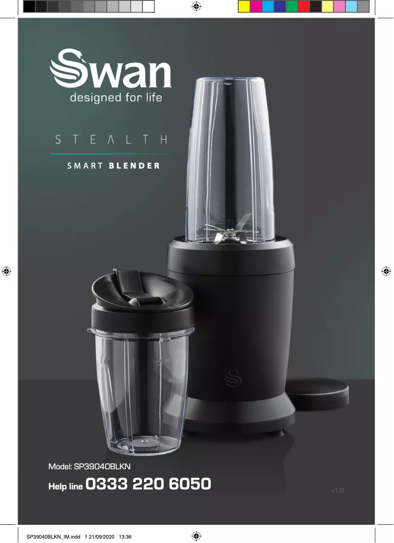 Page 1 de la notice Manuel utilisateur Swan Stealth SP39040BLKN