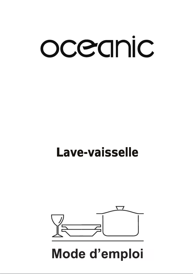 Page 1 de la notice Manuel utilisateur Oceanic OCEALV1249W2