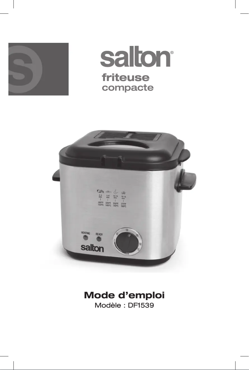 First page image of the manual for DF1539A