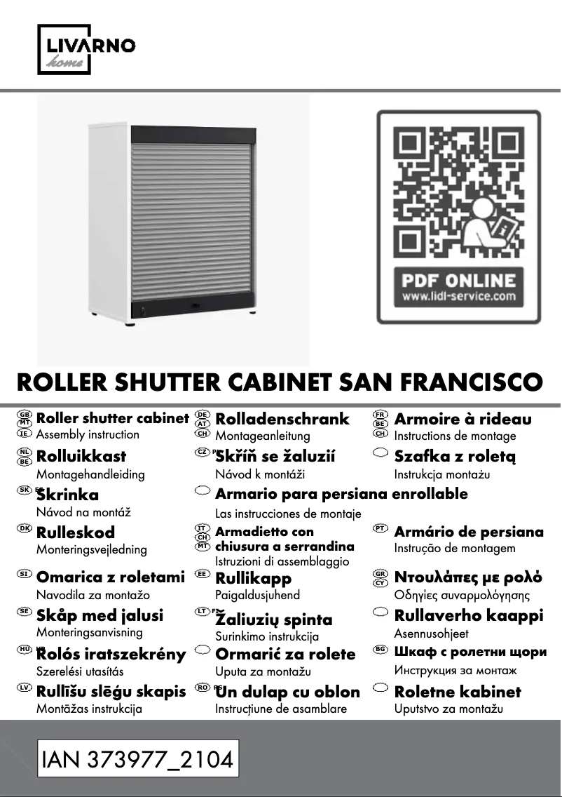 Page 1 of the manual User Manual Livarno Lux IAN 373977