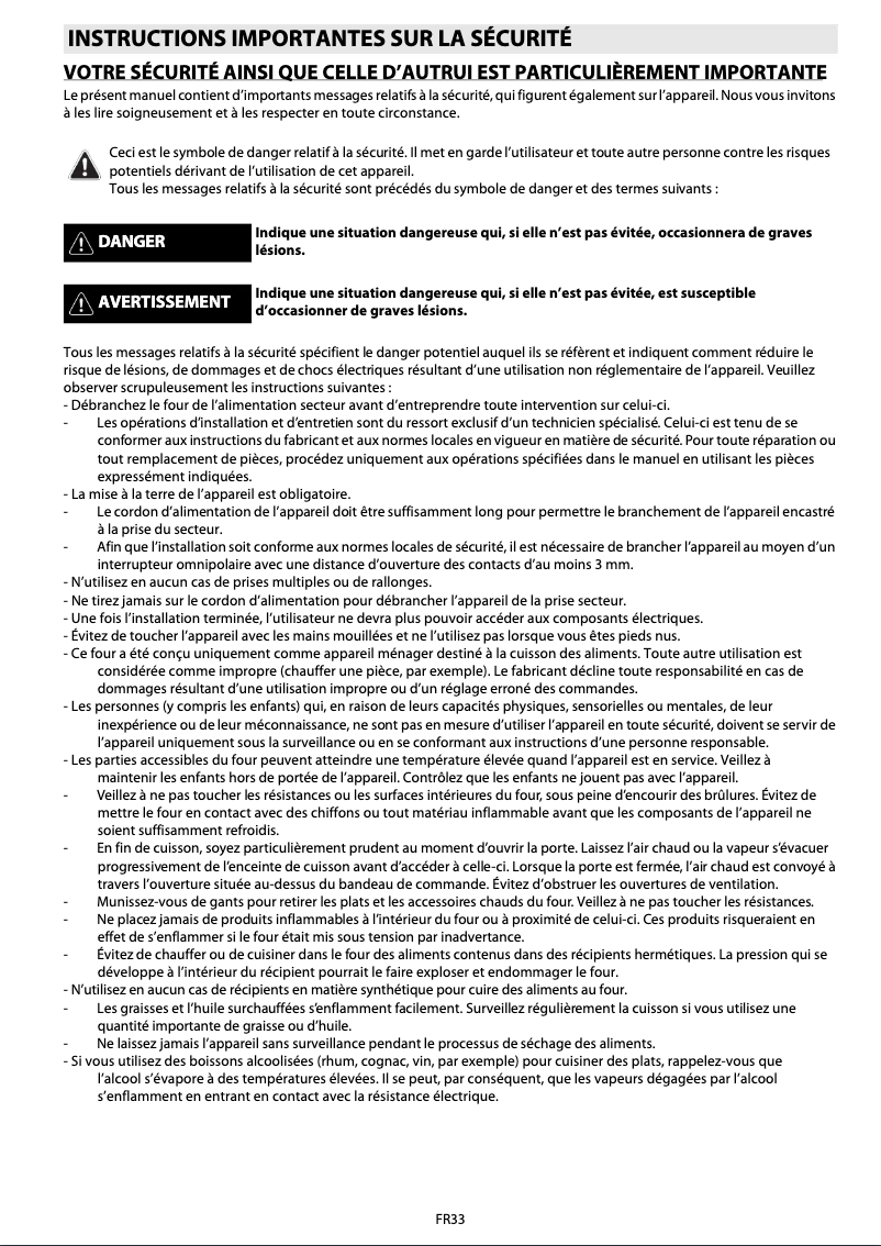 Page 1 de la notice Manuel utilisateur Whirlpool AKZM 762/IX