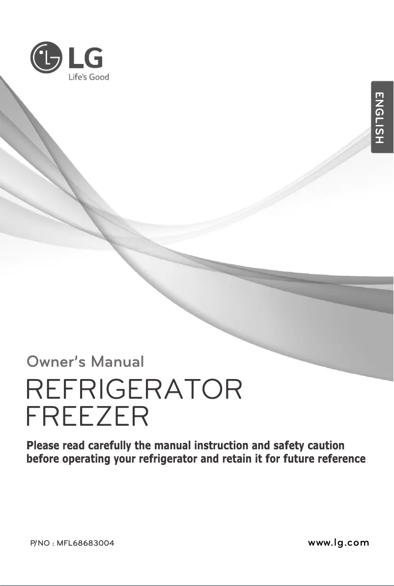 Page 1 of the manual User Manual LG GR-B222SLCL