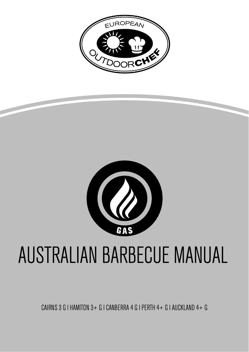 Page 1 de la notice Manuel utilisateur Outdoorchef Auckland