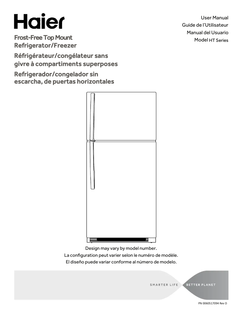 Page 1 of the manual Use and Maintenance Manual Haier HT21TS85SP